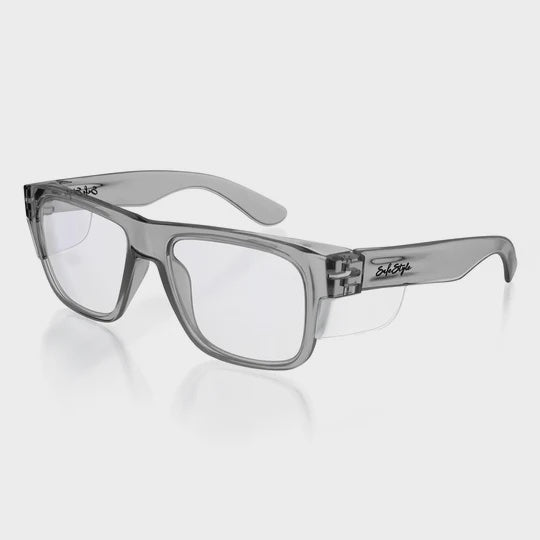 SAFESTYLE Fusions Graphite Frame Clear Lens FGC100