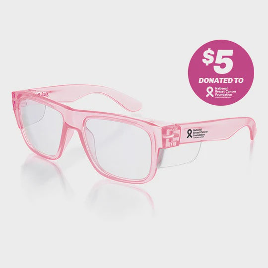 SAFESTYLE Fusions Pink Frame Clear Lens FPC100