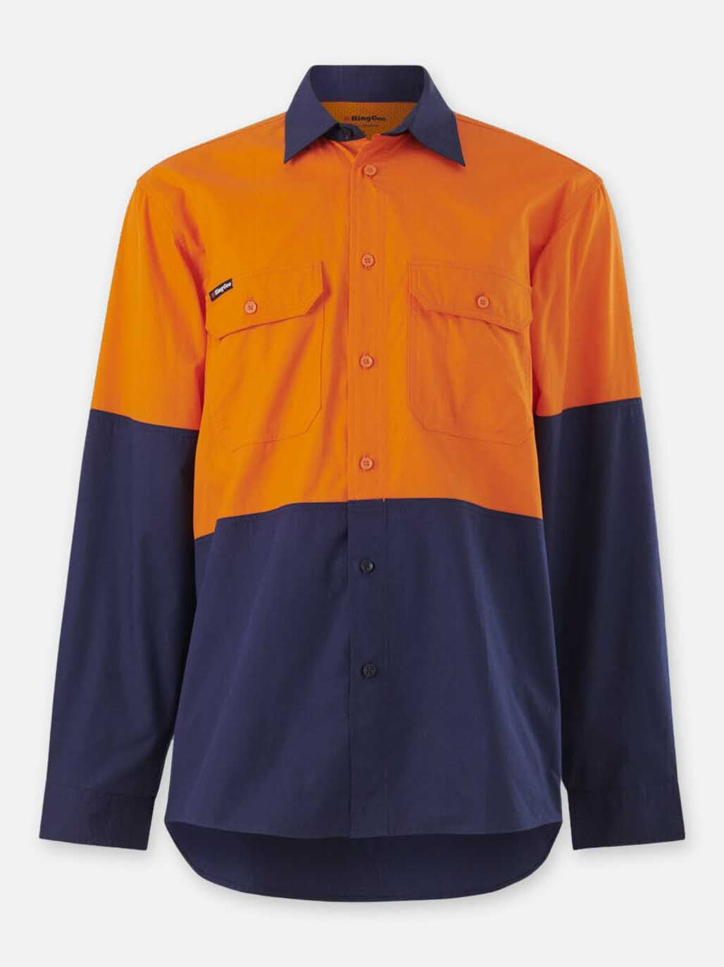 KING GEE Workcool Vented Spliced Long Sleeve Shirt K54912