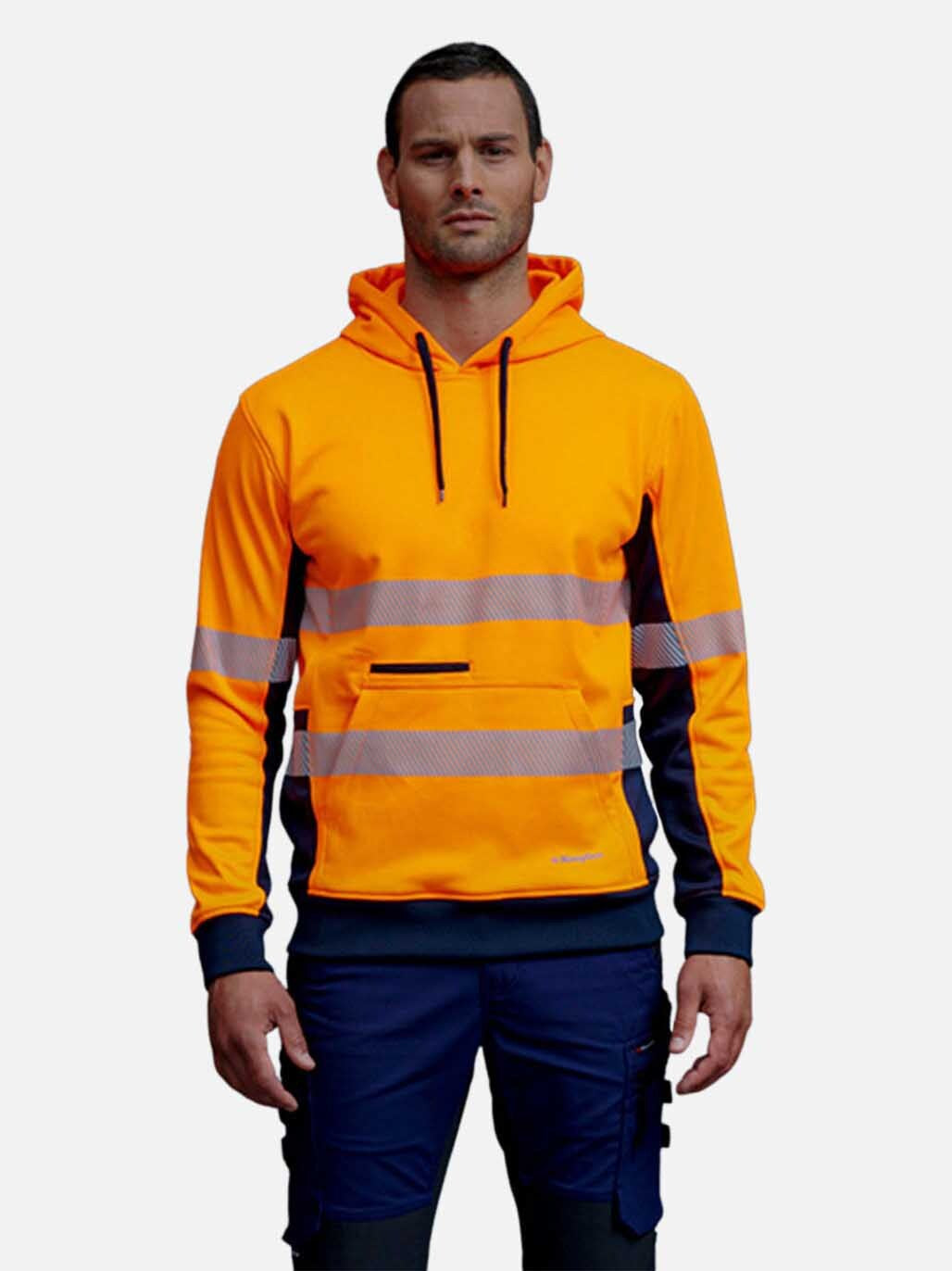 KING GEE Hi Vis Reflective Pullover Hoodie K55054