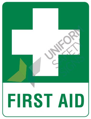 501TM FIRST AID  Polypropylene   300x140mm